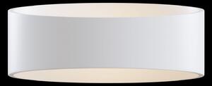 Maytoni Aplică de perete LED Trame, formă ovală pe alb, Alb, Camera de zi / sufragerie, Metal, Modern