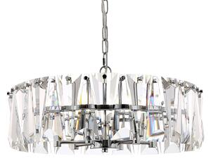 Maytoni Lampă suspendată Puntes Ø 51,7 cm, reglabil, Metalic, Camera de zi / sufragerie, Metal, Modern