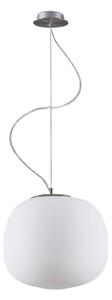 Lustră Pendul Lindby, reglabil, Alb, Bucătărie, Sticlă, Modern