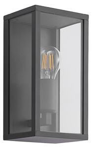 Lămpi de exterior Lindby, Peldar, reglabil, Negru, Balcon, Metal, Modern