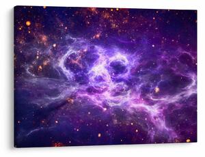 Tablou - Universul violet (70x50 cm)