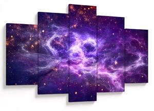 Tablou - Universul violet (150x105 cm)