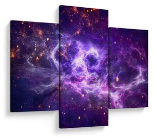Tablou - Universul violet (90x60 cm)