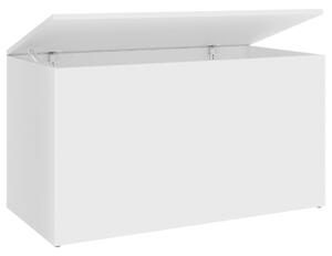 Cufăr de depozitare, alb, 84x42x46 cm, lemn compozit