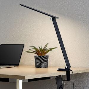 PRIOS Prios Tamarin lampă de masă LED, dimabilă, negru, reglabil, Negru, Studiu / Birou, Plastic, Modern, Lumină de lectură