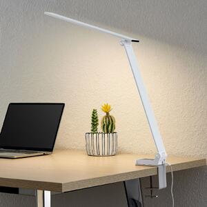 PRIOS Prios LED lampă de masă Tamarin, înălțime 40 cm, alb, dimabil, reglabil, Alb, Studiu / Birou, Plastic, Modern, Lumină de lectură
