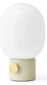 Audo Copenhagen JWDA lampă de masă din oțel, alabastru, reglabil, Alb, Camera de zi / sufragerie, Sticlă, Design