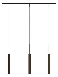 Lustră Pendul Audo Copenhagen, Tubulaire, reglabil, Bronz / Alamă Veche, Sala de mese, Aluminiu, Design