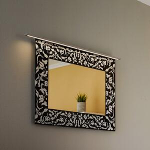 MCJ LED oglindă cu lumină Espelho 80 cm aluminiu 4.000 K, Metalic, Baie, Metal, Modern