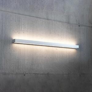 MCJ Aplică Mera LED, lățime 120 cm, aluminiu, 3.000K, Metalic, Hol, Metal, Modern