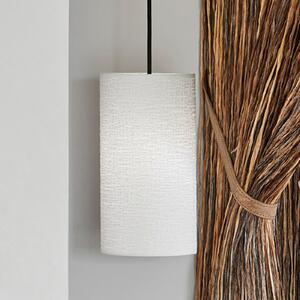 MARKET SET Cosiness Lampă suspendată cu 1 bec Ø 15 cm, reglabil, Alb, Camera de zi / sufragerie, Țesătură / Textil, Design