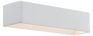 Lampă de perete Arcchio, Karam, reglabil, Alb, Camera de zi, Aluminiu, Modern