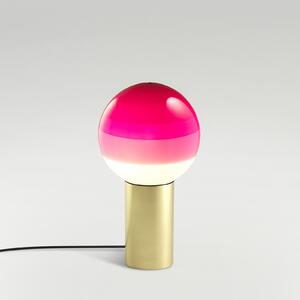 MARSET Dipping Light S lampă de masă roz/alamă, reglabil, Auriu / Alamă, Camera de zi / sufragerie, Sticlă, Design