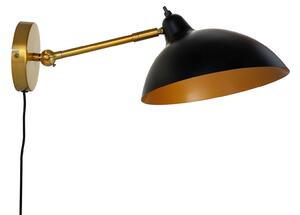 Lampă de perete Dyberg Larsen, Futura, reglabil, Bronz / Alamă Veche, Camera de zi, Metal, Scandinavă