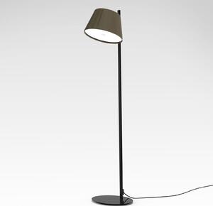 MARSET Tam P lampă de podea, 1 bec, gri-maro, Negru, Camera de zi / sufragerie, Metal, Design