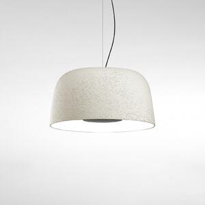 MARSET Djembé 42.21 pendul LED, Triac alb, reglabil, Alb, Camera de zi / sufragerie, Plastic, Design