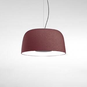 MARSET Djembé 42.21 pendul LED, Triac roșu, reglabil, Roșu, Camera de zi / sufragerie, Plastic, Design