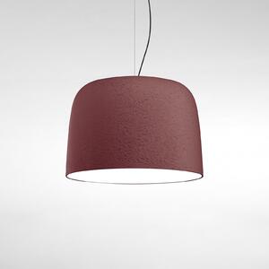 MARSET Djembé 42.28 pendul LED, Triac roșu, reglabil, Roșu, Camera de zi / sufragerie, Plastic, Design