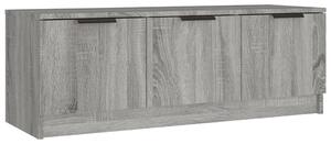 Comodă TV, gri sonoma, 102x35x36,5 cm, lemn prelucrat