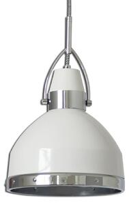 Näve Lampă suspendată albă Britta design industrial, reglabil, Alb, Bucătărie, Metal, Design industrial
