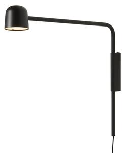 Lampă de perete FRANDSEN, Satellite, Negru, Camera de zi, Metal, Design