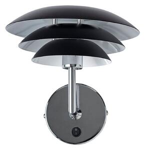 Lampă de perete Dyberg Larsen, DL20, reglabil, Metalic, Camera de zi, Metal, Scandinavă