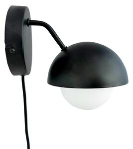 Lampă de perete Dyberg Larsen, Rose, Negru, Camera de zi, Metal, Design