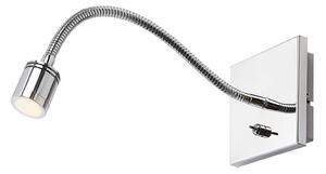 Lampă de perete Lindby, Berfin, Metalic, dormitor, Metal, Modern