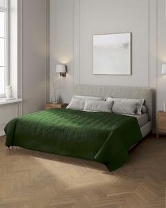 Cuvertura matlasata cu model culoare verde