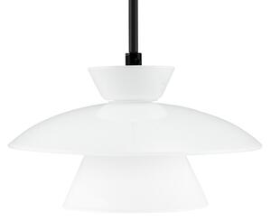 Lustră Pendul Dyberg Larsen, Valby, reglabil, Alb, Camera de zi, Sticlă, Scandinavă