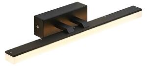 Lampă de perete Lucande, Lisana, Negru, Baie, Metal, Modern