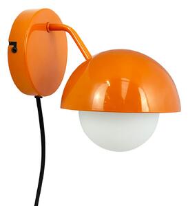 Lampă de perete Dyberg Larsen, Rose, Portocaliu, Camera de zi, Metal, Design