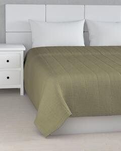 Cuvertura matlasata cu model culoare verde Țesătură împletitură