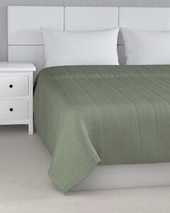 Cuvertura matlasata cu model culoare verde Țesătură împletitură