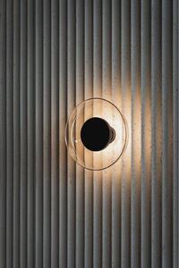 MARSET Aplice LED Aura, Ø 18 cm, On/Off, opal, Alb, Camera de zi / sufragerie, Metal, Design