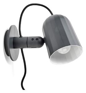 Lampă de perete HAY, Noc Wall, Gri, Camera de zi, Metal, Design