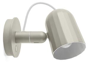 Lampă de perete HAY, Noc Wall Button, Alb, Camera de zi, Metal, Design