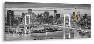 Tablou - Orașul mare cu turnul galben (120x50 cm)