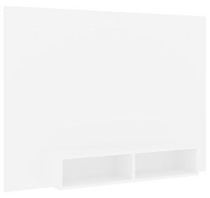 Comodă TV de perete, alb, 135x23,5x90 cm, PAL
