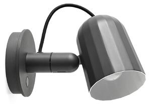 Lampă de perete HAY, Noc Wall Button, Gri, Camera de zi, Metal, Design