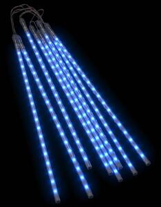 Lumini de meteoriți 8 buc. albastru 50 cm 288 LED-uri int./ext