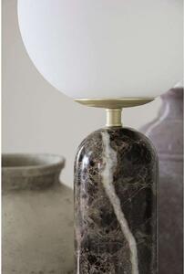 Globen Lighting Lampă de masă Torrano, maro, înălțime 53 cm, Maro / Rugină, Camera de zi / sufragerie, Sticlă, Design, glob