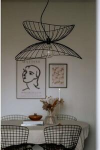 Globen Lighting Lampă suspendată RAY, negru, Ø 70 cm, reglabil, Negru, Camera de zi / sufragerie, Metal, Modern