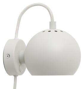 Lampă de perete FRANDSEN, Ball Magnet, Alb, Camera de zi, Metal, Design