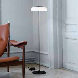Nuura Aps Lampadar LED Blossi, înălțime 120 cm, negru/opal, reglabil, Negru, Camera de zi / sufragerie, Metal, Scandinavă