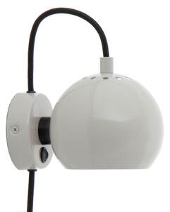 Lampă de perete FRANDSEN, Ball Magnet, Gri, Camera de zi, Metal, Design