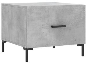 Măsuță de cafea, gri beton, 50x50x40 cm, lemn compozit