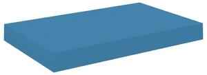 Raft de perete suspendat, albastru, 40x23x3,8 cm, MDF
