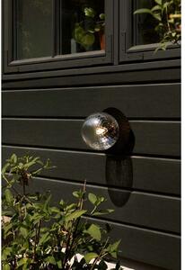 Nuura Aps Aplică de perete Liila, Ø 16 cm, negru/transparent, reglabil, Negru, Metal, Scandinavă