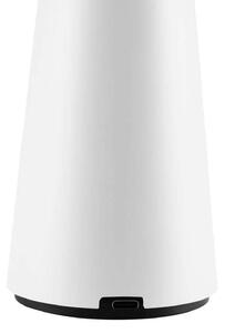 Globen Lighting Lampă de masă cu baterie Cannes, albă, 26 cm IP44, reglabil, Alb, Camera de zi / sufragerie, Plastic, Scandinavă